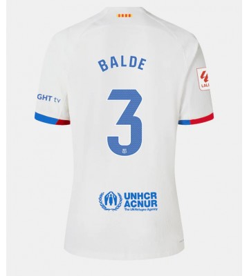 Barcelona Alejandro Balde #3 Replika Udebanetrøje Dame 2023-24 Kortærmet